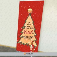 Banner Rollup de Natal 